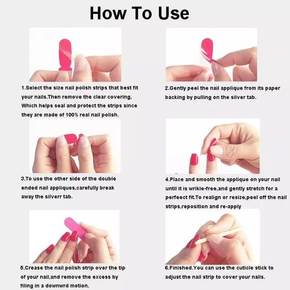 Other - How  to apply nail wraps